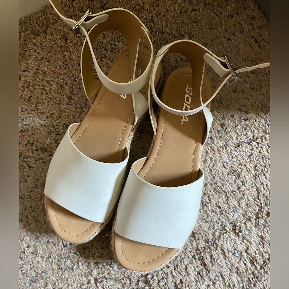 White Sandals